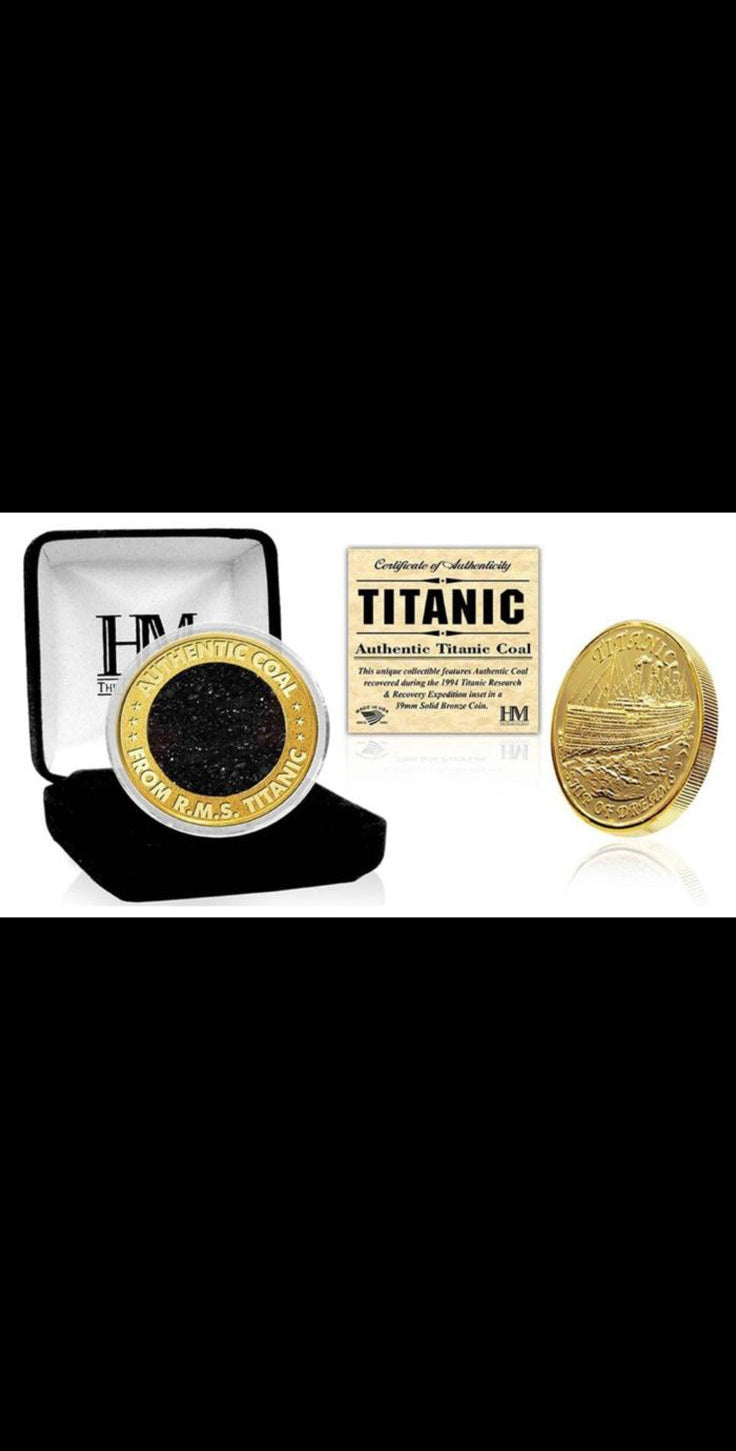 Authentische Titanic-Kohle – Ein Stück Geschichte, das man anfassen kann.