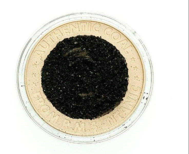 Authentische Titanic-Kohle – Ein Stück Geschichte, das man anfassen kann.