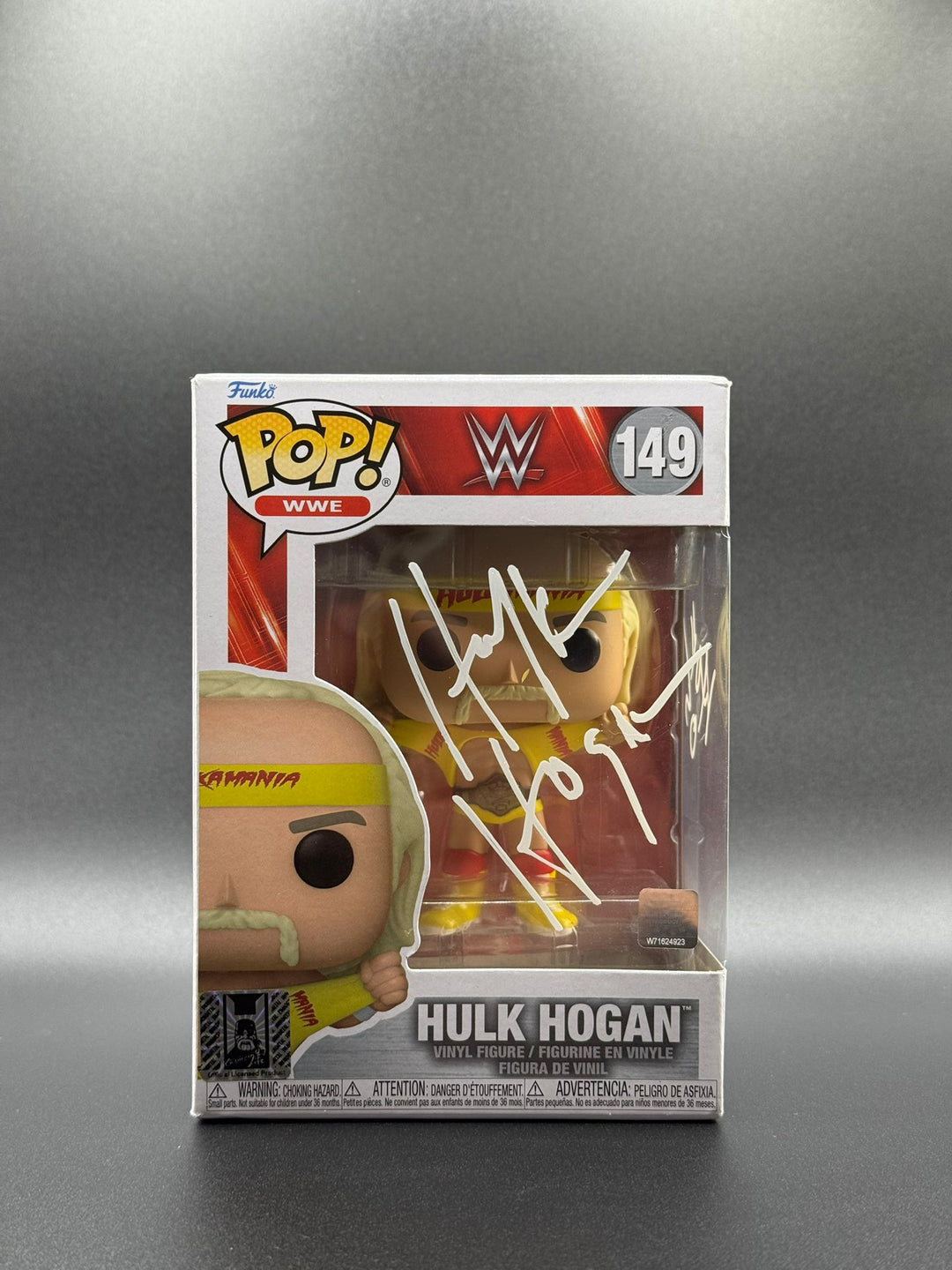 Funko Pop WWE Hulk Hogan #149 – handsigniert – Hall of Fame