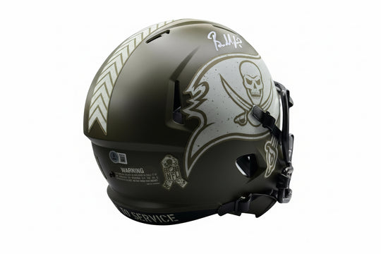Baker Mayfield – signierter NFL Full-Size Helm – Salute to Service